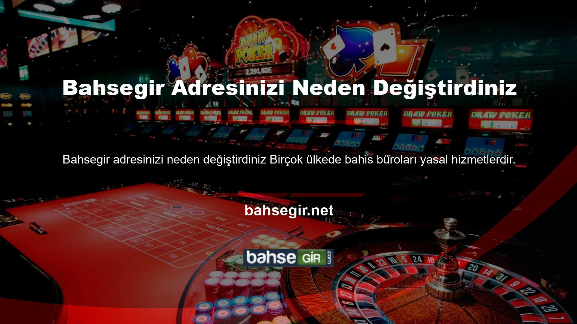 Ancak, lisanslı veya lisanslı tüm casino siteleri Türkiye'de yasaktır