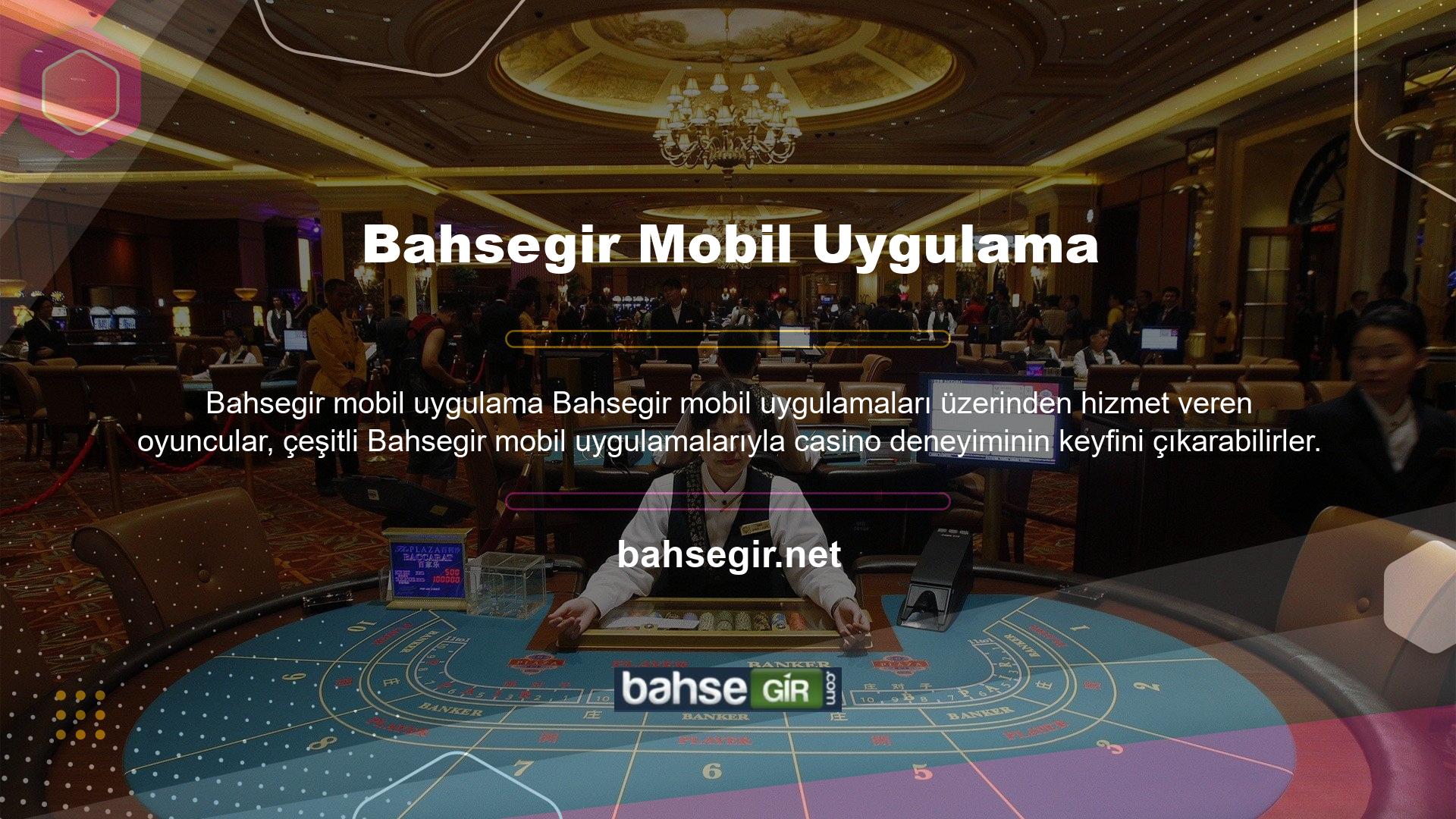 Bahsegir, Türkiye'de uzun yıllardır mükemmel casino deneyimi ve kaliteli oyunlar sunan sağlam bir şirkettir