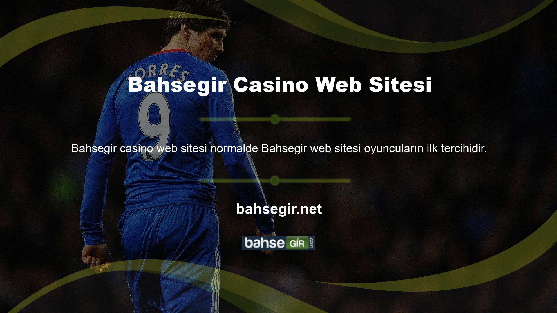 Casino web sitesini kullanabilmek için öncelikle siteye kaydolmanız gerekmektedir